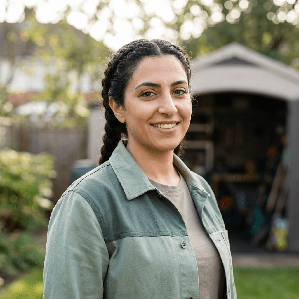 Patricia Chen, homeowner pleased with new HVAC installation