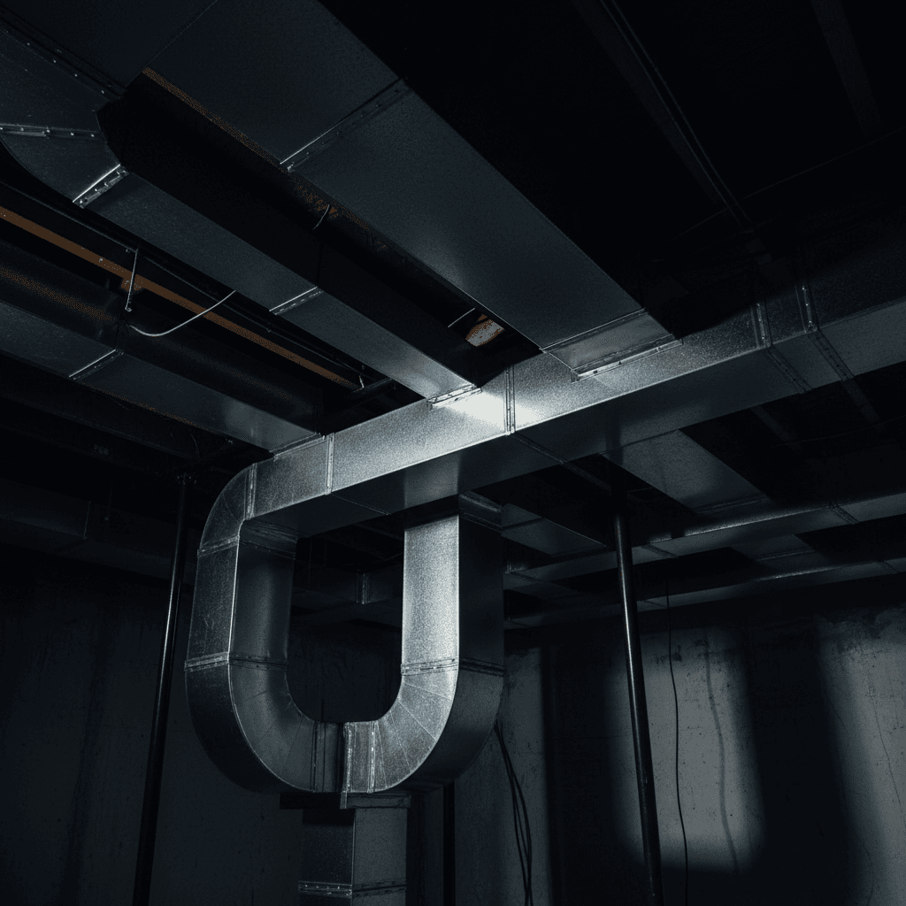 Home ventilation system with interconnected ductwork installation